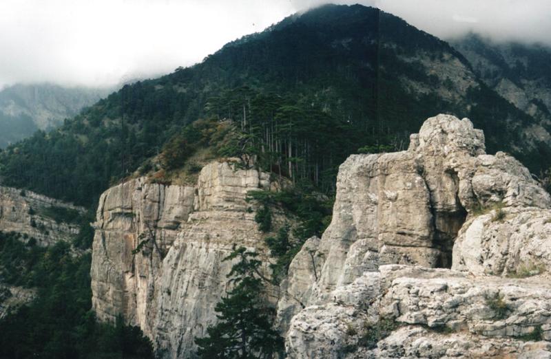 Ставри-Кая, изображение ландшафта.
