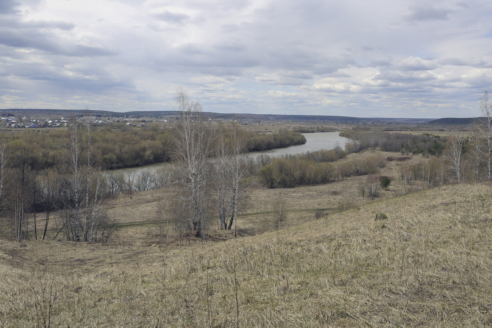 Спасская гора и её окрестности, изображение ландшафта.