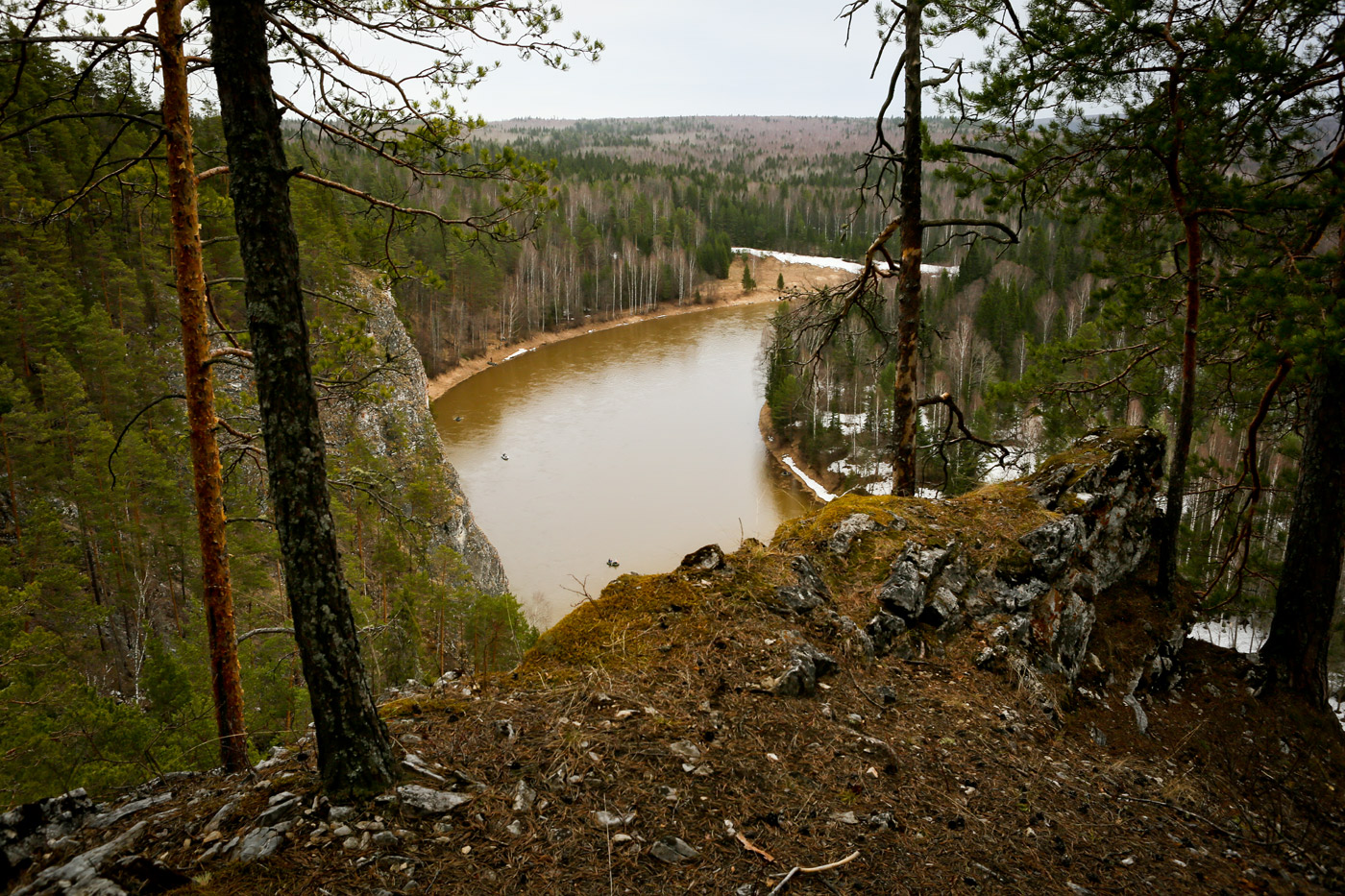 Камень Дужной и его окрестности, image of landscape/habitat.