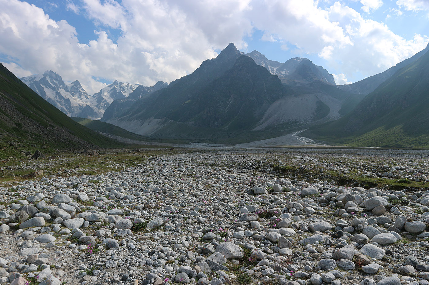 Ледник Нахашбита (Псыгансу), image of landscape/habitat.