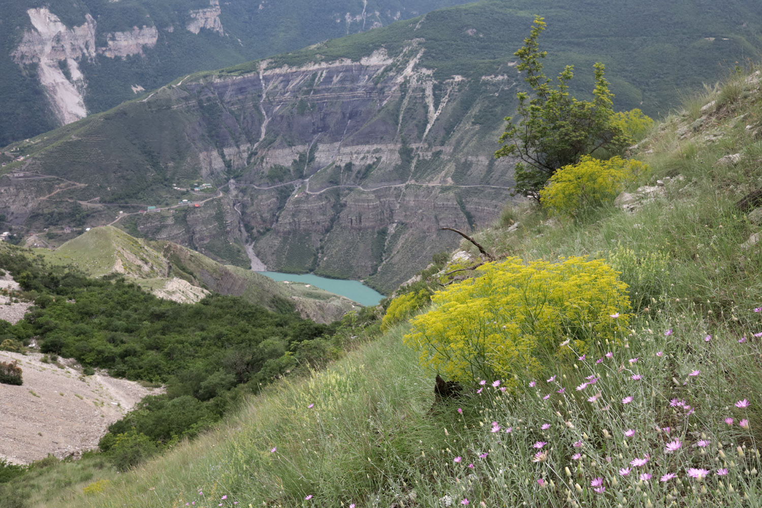 Сулакский каньон, image of landscape/habitat.