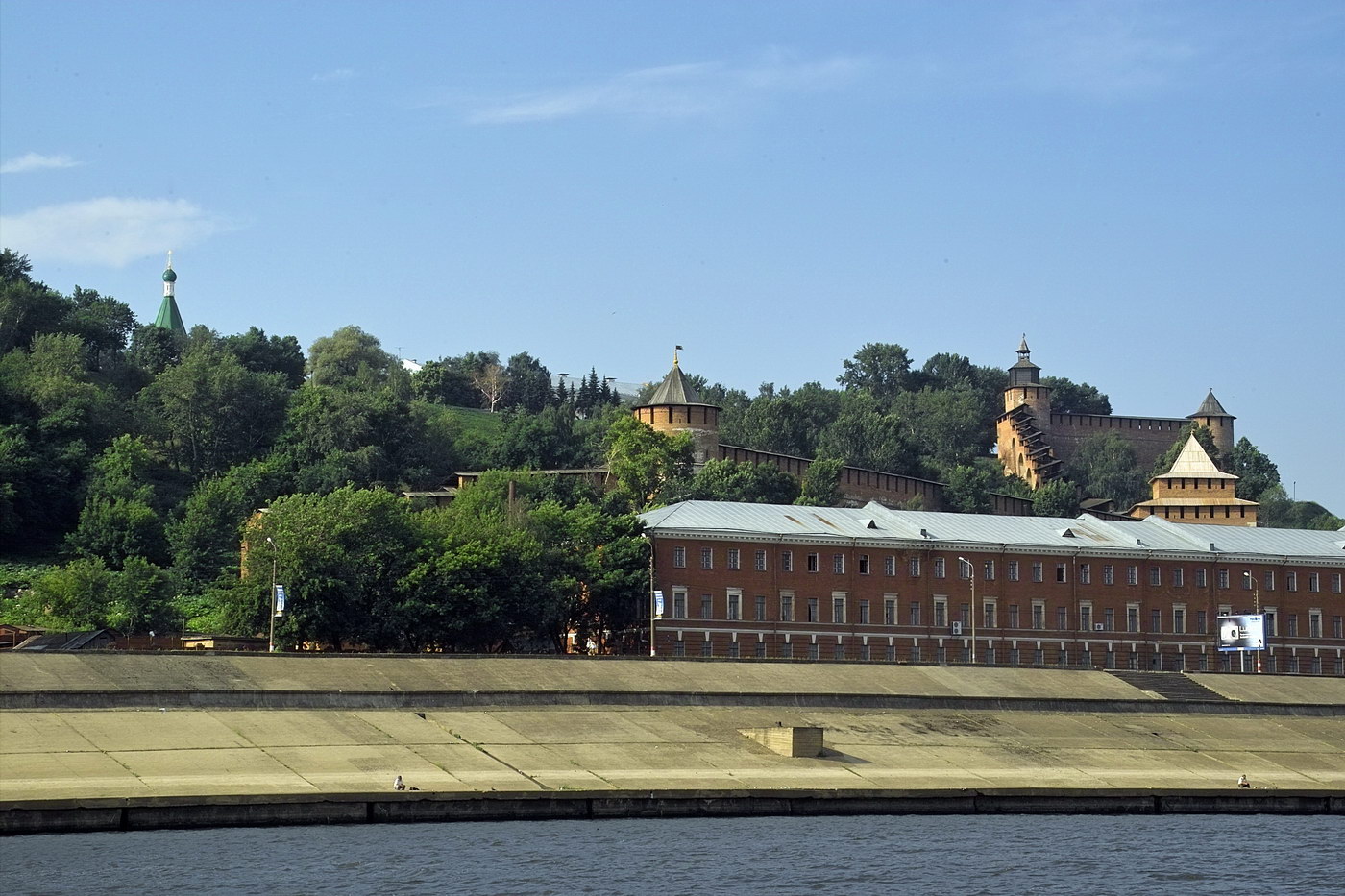 Набережная Волги, image of landscape/habitat.