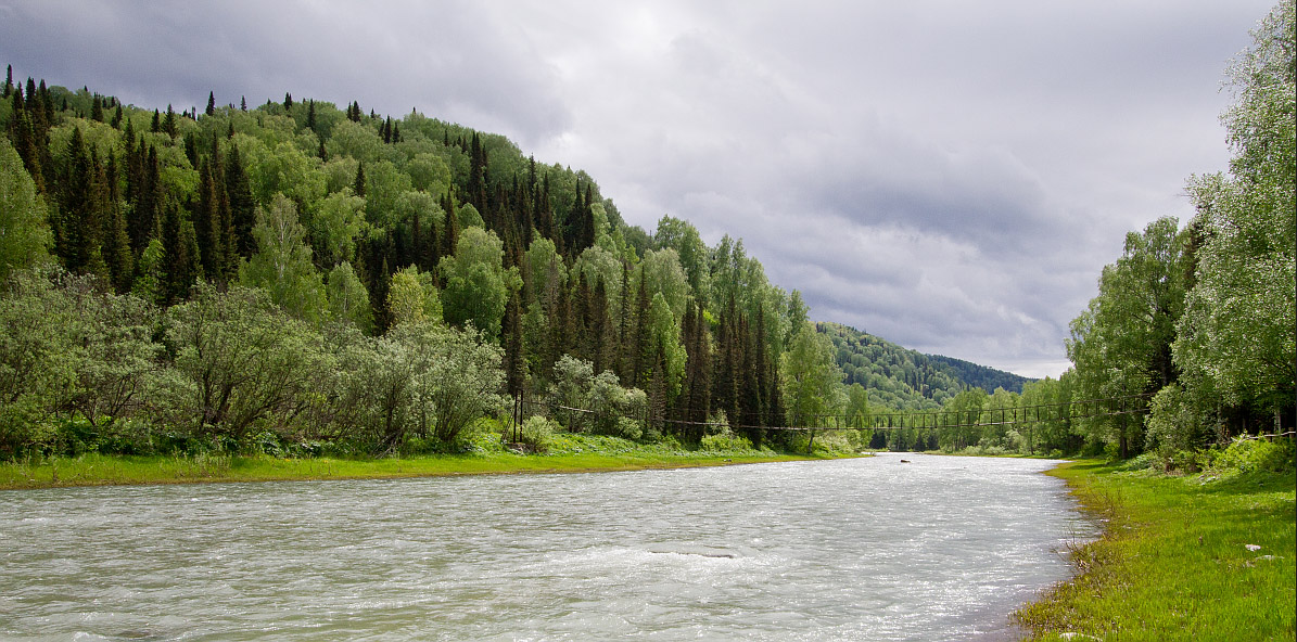 Река Белая, изображение ландшафта.