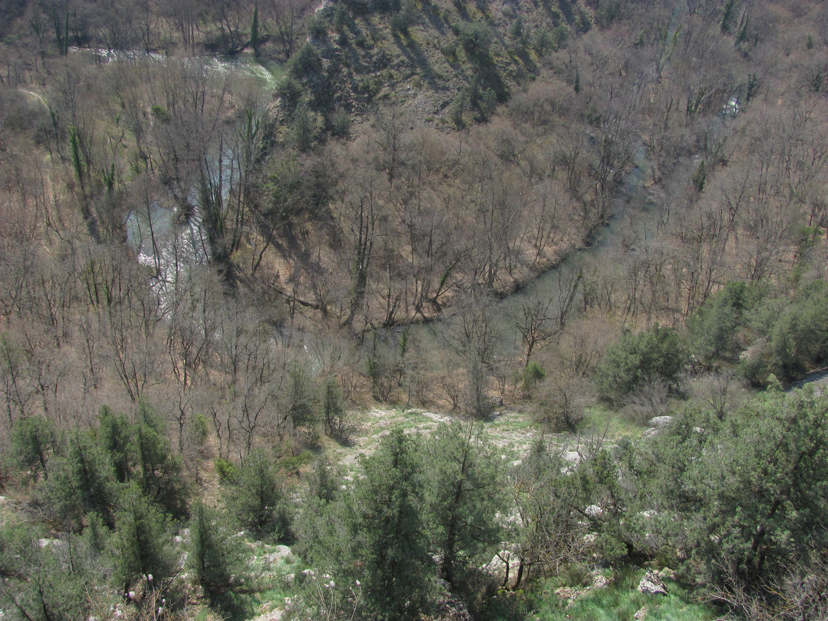 Чернореченский каньон, изображение ландшафта.