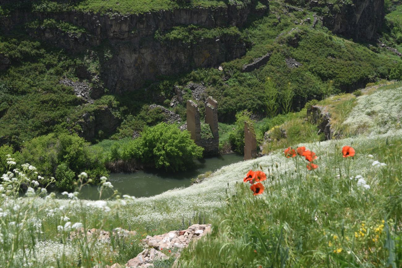 Окрестности бывшего города Ани, изображение ландшафта.