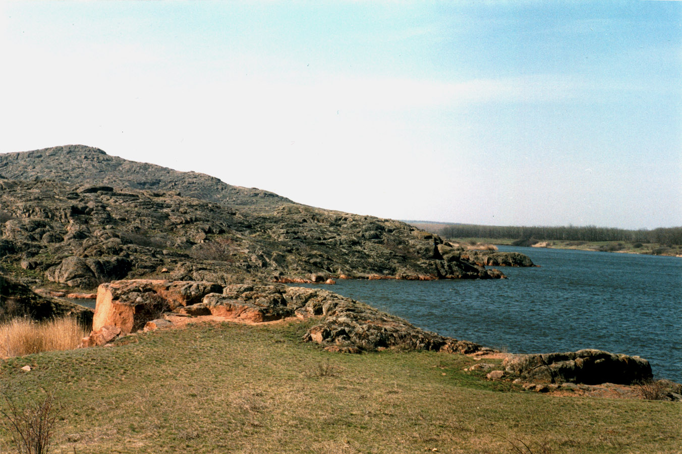 Заповедник "Каменные Могилы", image of landscape/habitat.
