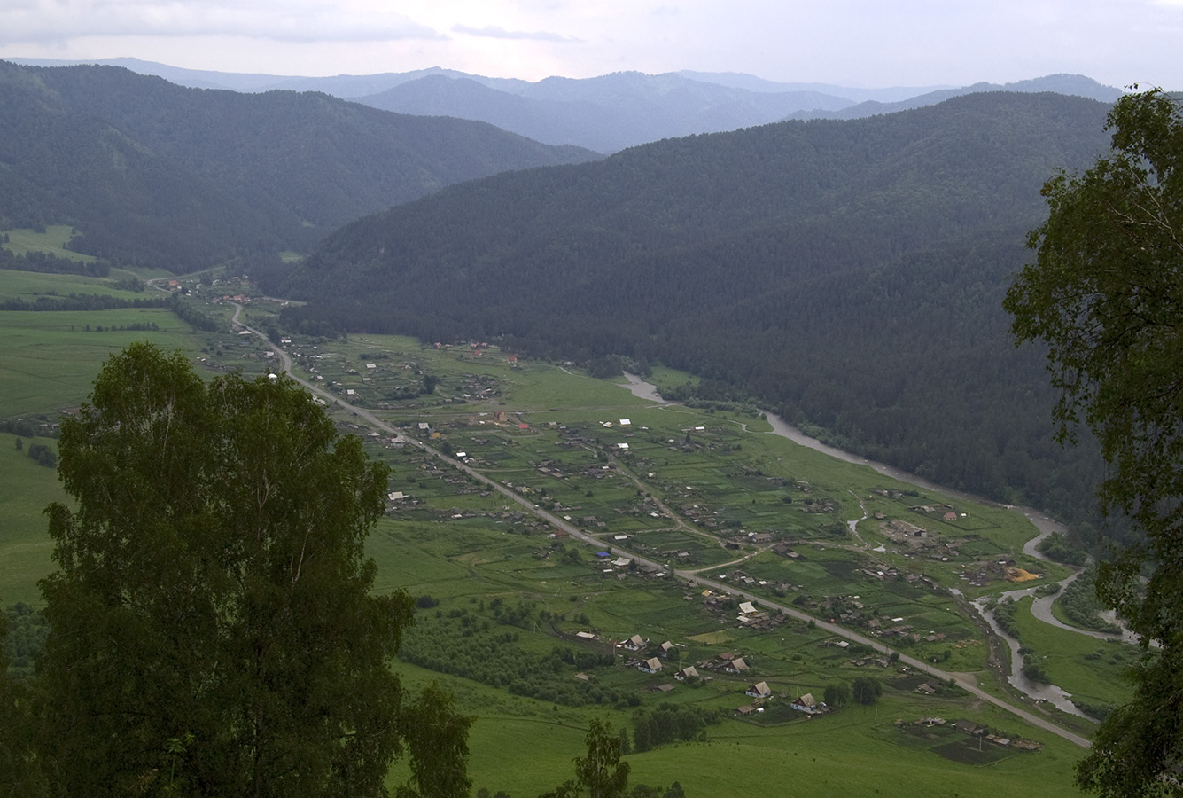 Село Камлак, изображение ландшафта.