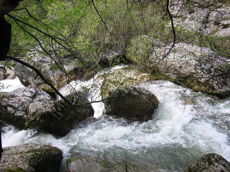 Чернореченский каньон, изображение ландшафта.