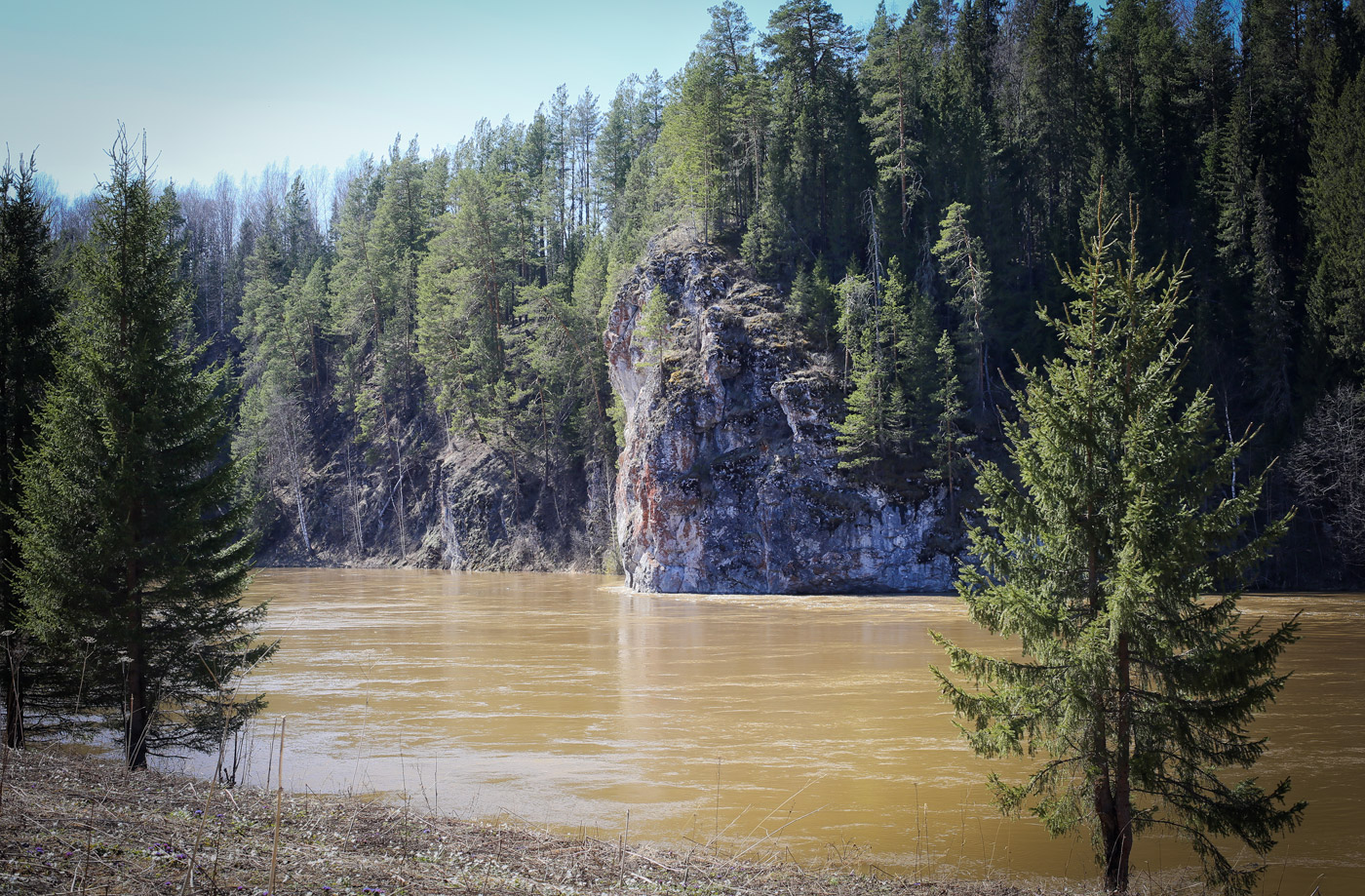 Камень Дужной и его окрестности, image of landscape/habitat.