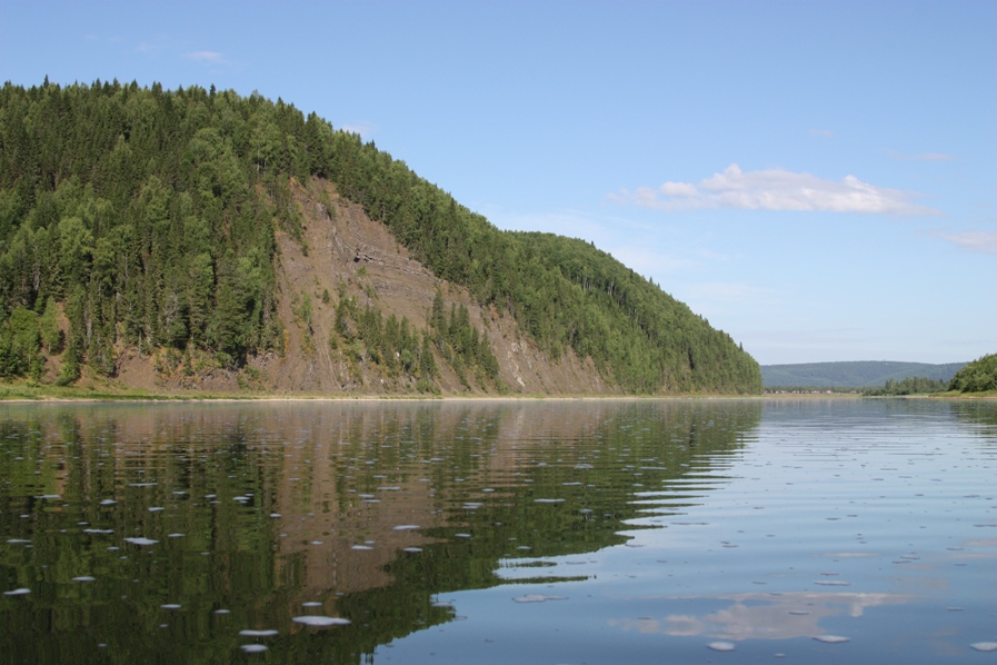 Вишера, среднее течение, image of landscape/habitat.