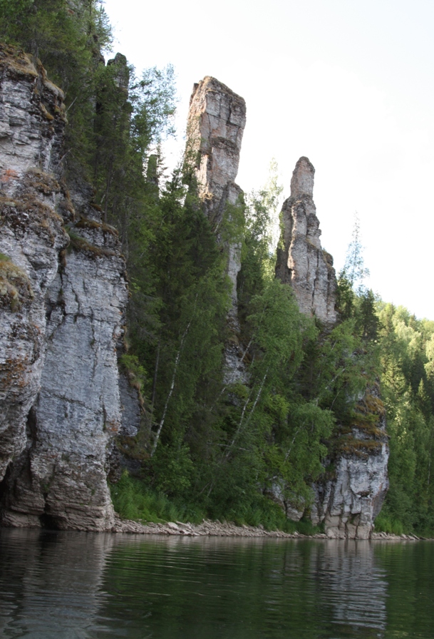 Вишера, среднее течение, image of landscape/habitat.