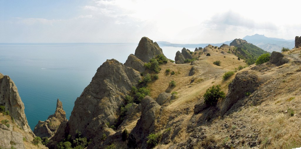 Кара Даг, изображение ландшафта.