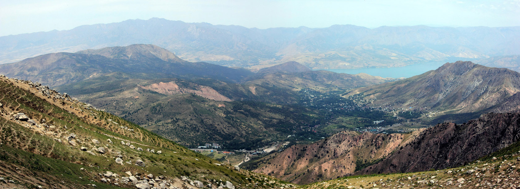 Западный гребень Бол. Чимгана, изображение ландшафта.