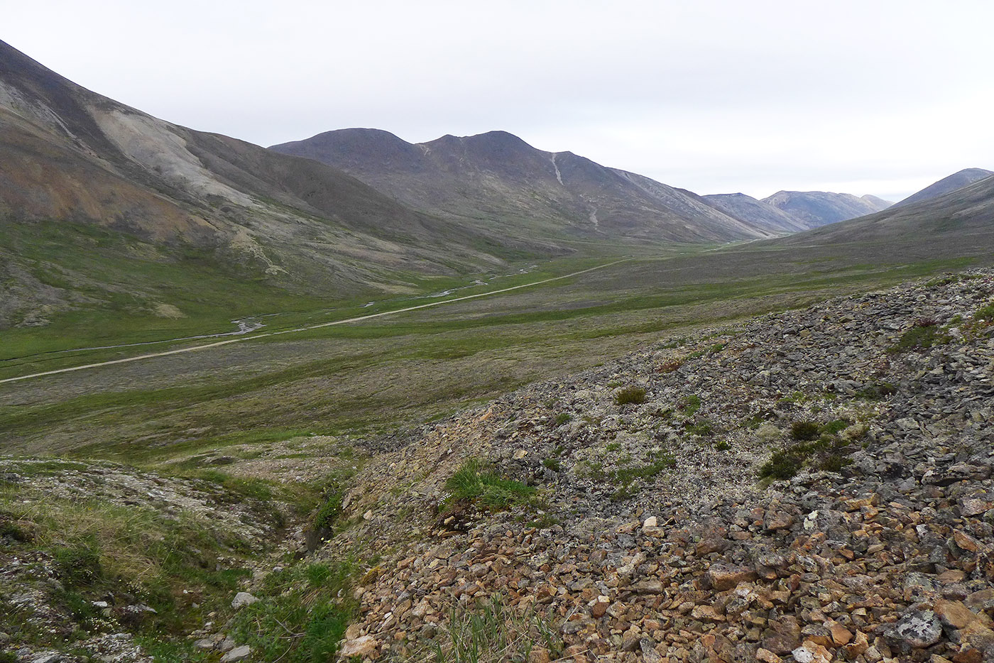 Паляваам хребет, пер. Топографов, image of landscape/habitat.