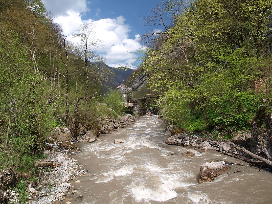 Низовья Куртатинского ущелья, image of landscape/habitat.