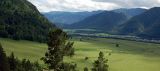 Чемал, долина реки Катунь, изображение ландшафта.