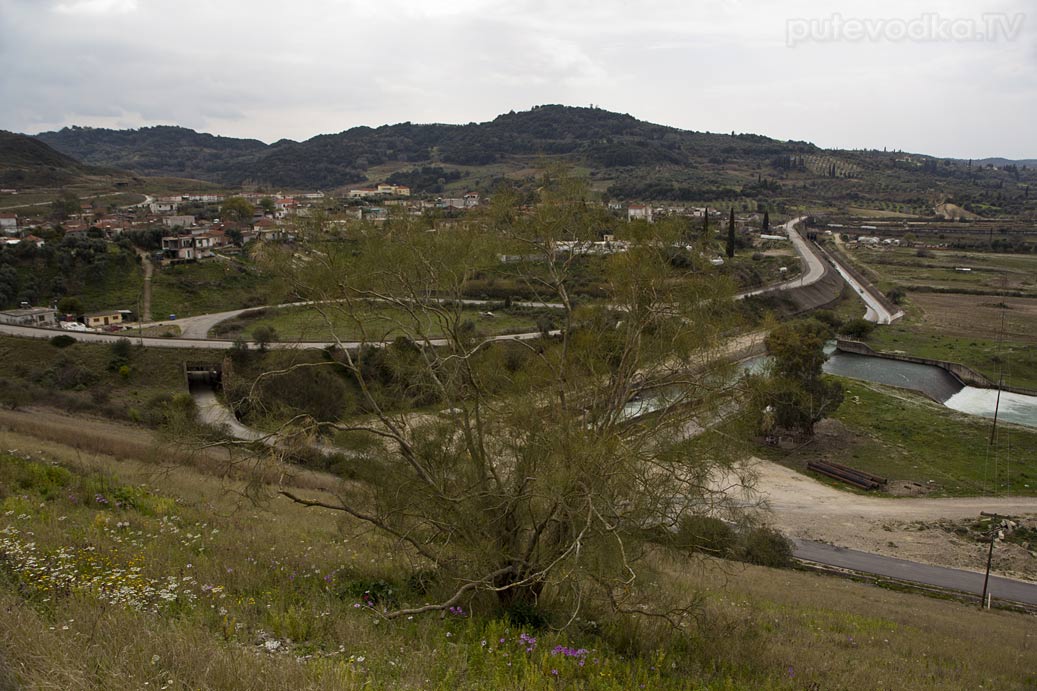 Плотина Пиньос, изображение ландшафта.