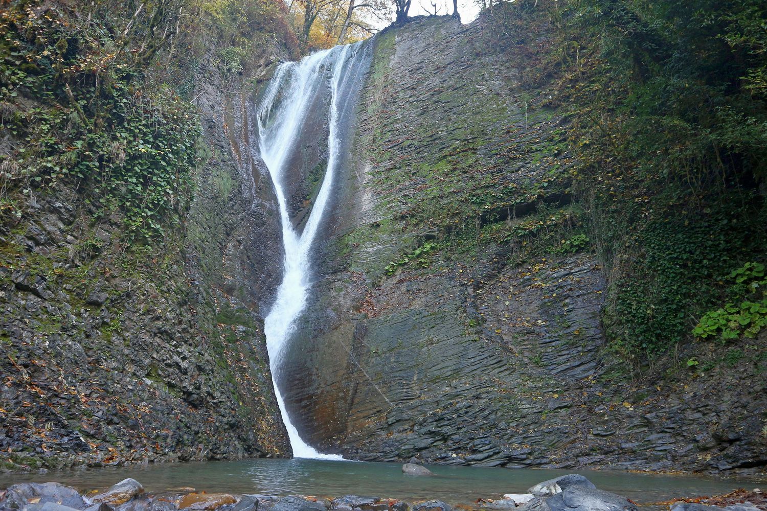 Ореховский водопад, image of landscape/habitat.