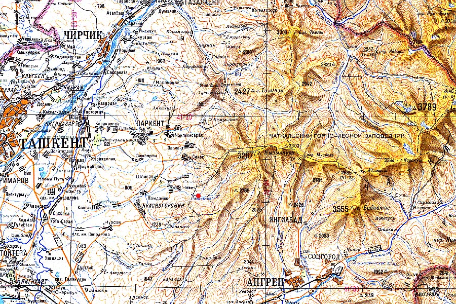 Чаткальский заповедник, image of landscape/habitat.