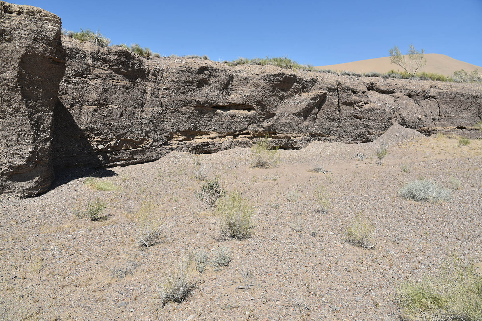 Айгайкум (Поющий бархан), изображение ландшафта.