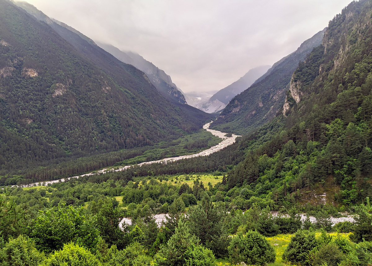 Долина реки Караугомдон, image of landscape/habitat.