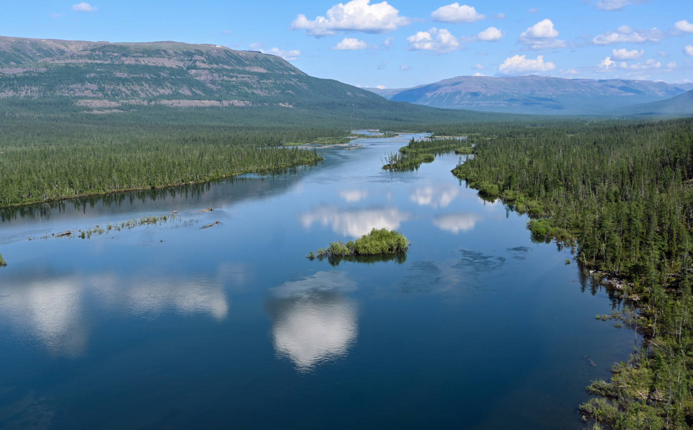 Устье реки Кутарамакан, image of landscape/habitat.