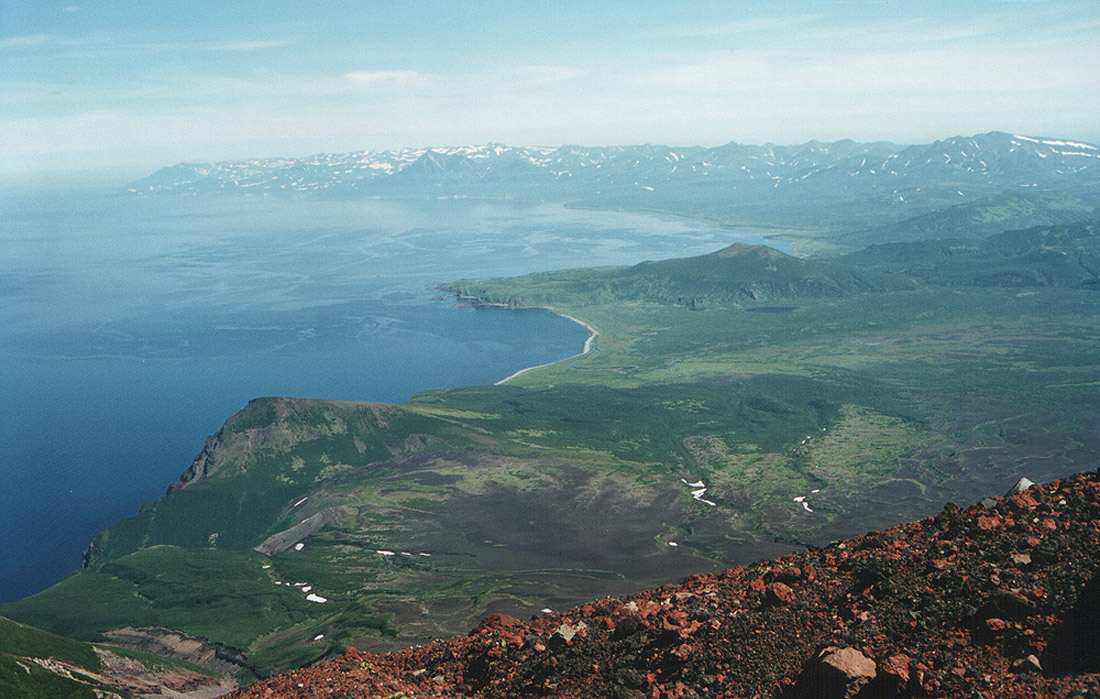 Остров Парамушир, изображение ландшафта.
