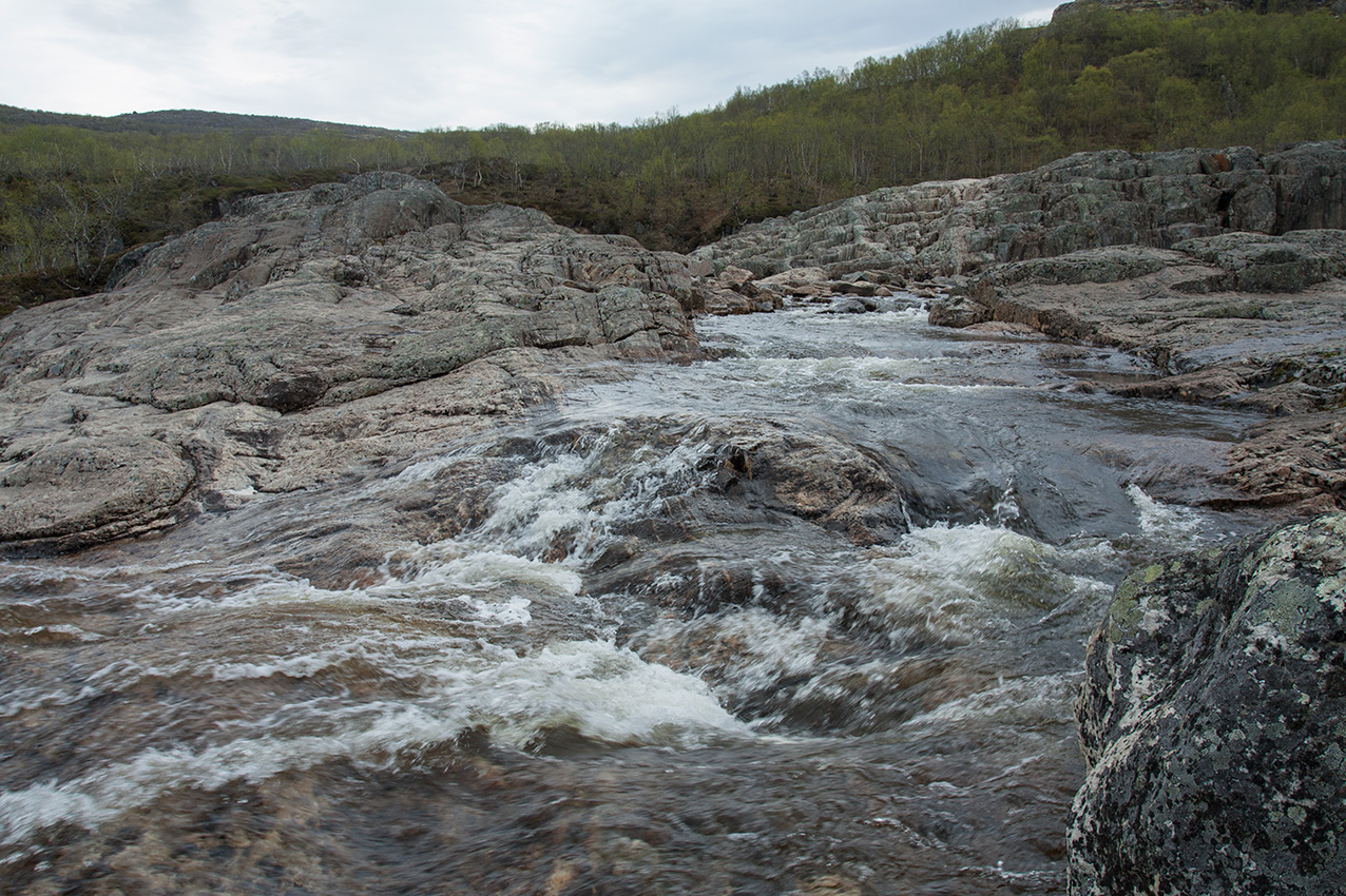 Мельничные водопады, image of landscape/habitat.