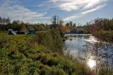 Окрестности деревни Рыжково, image of landscape/habitat.