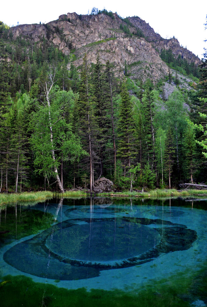 Голубое (Гейзеровое) озеро, изображение ландшафта.