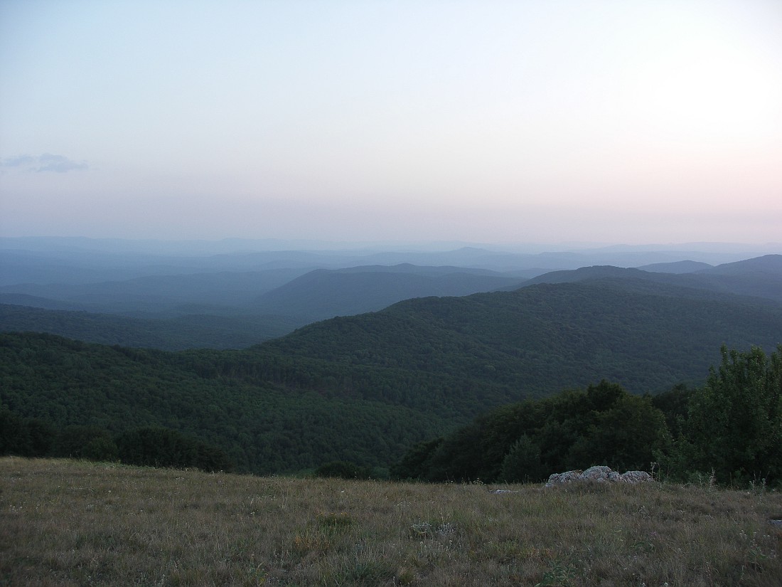 Нижнее плато Чатырдага, image of landscape/habitat.