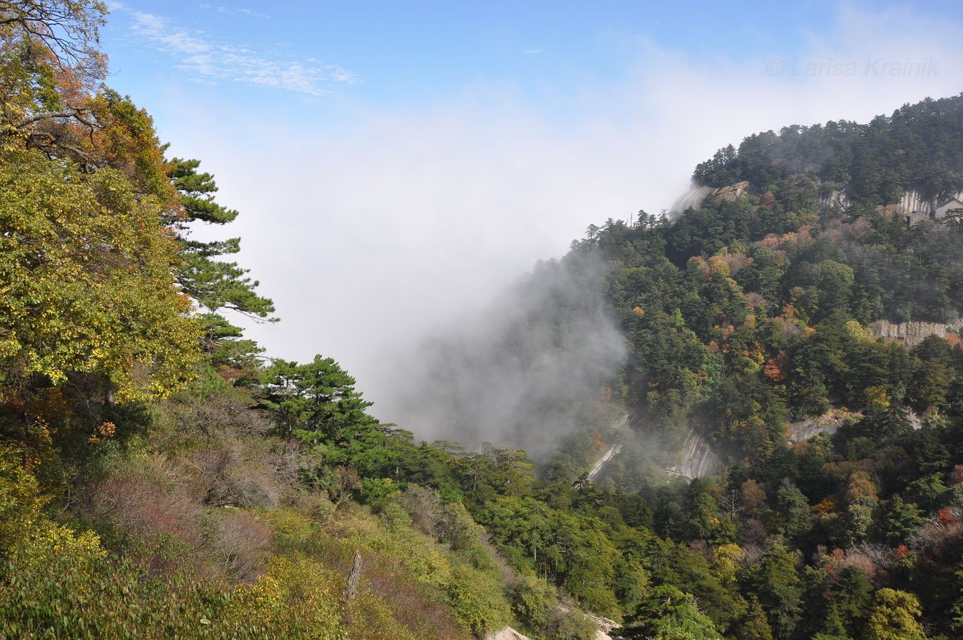 Национальный парк "Хуашань", изображение ландшафта.