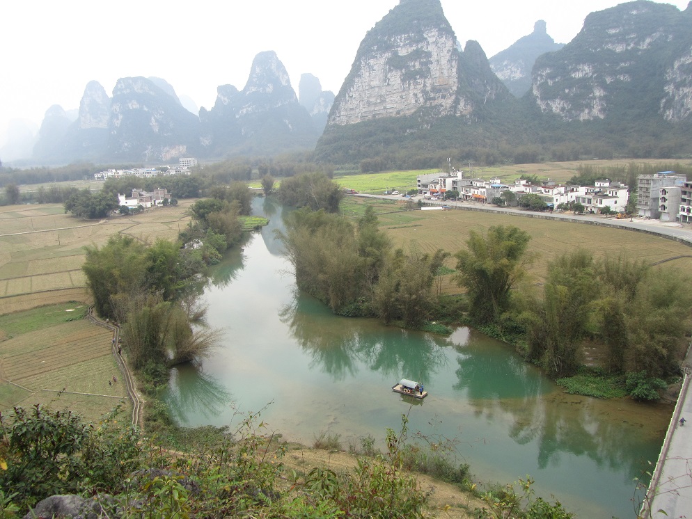 Окрестности деревни Мингши, image of landscape/habitat.