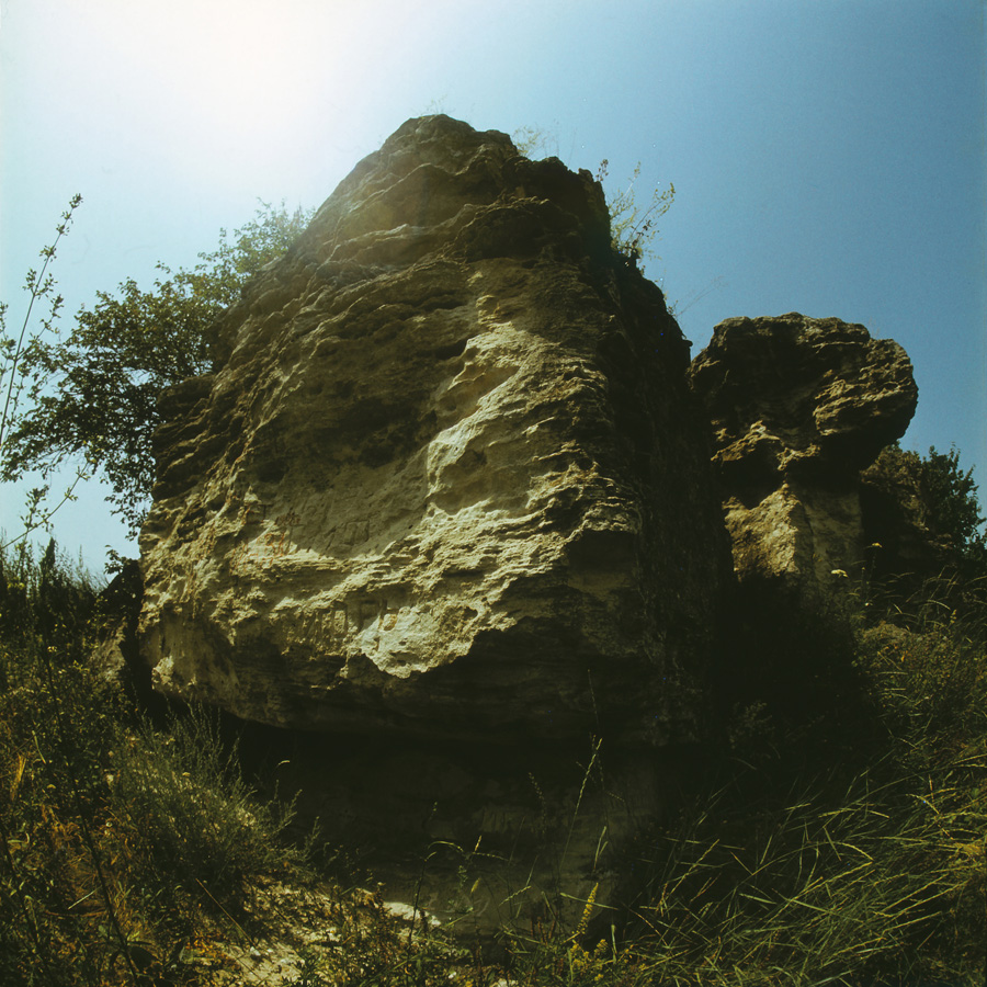 Южный склон скалы у Бекиров Яр, изображение ландшафта.