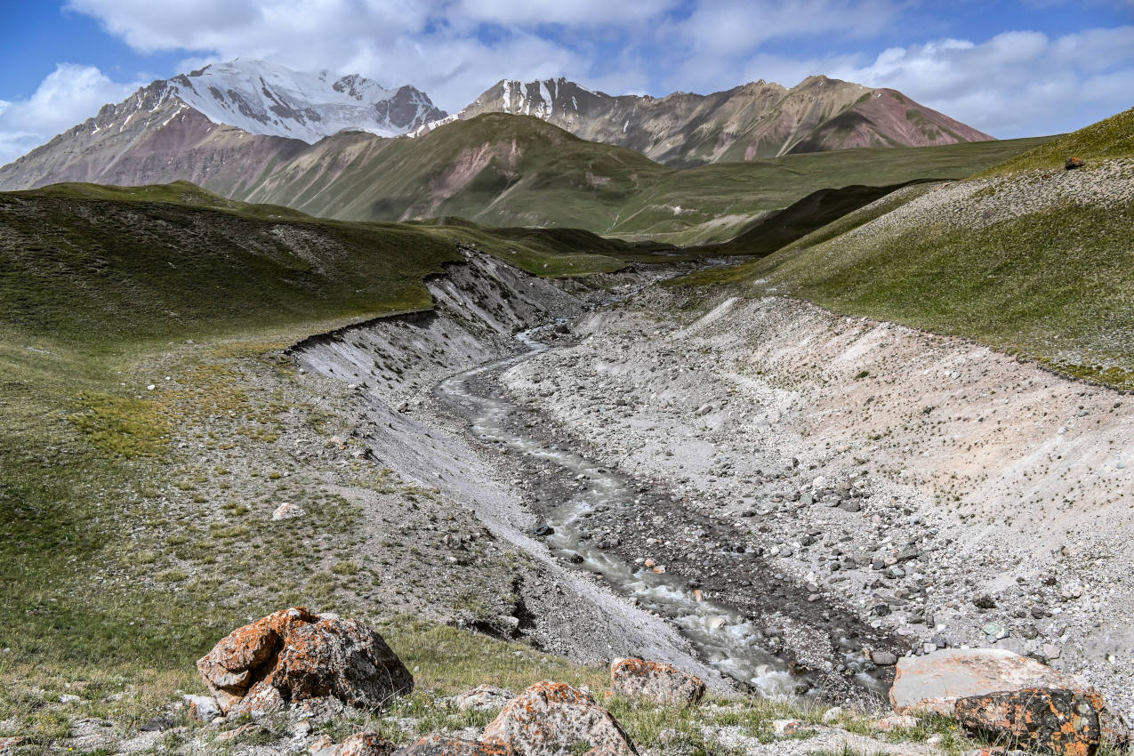 Долина реки Ачик-Таш, image of landscape/habitat.