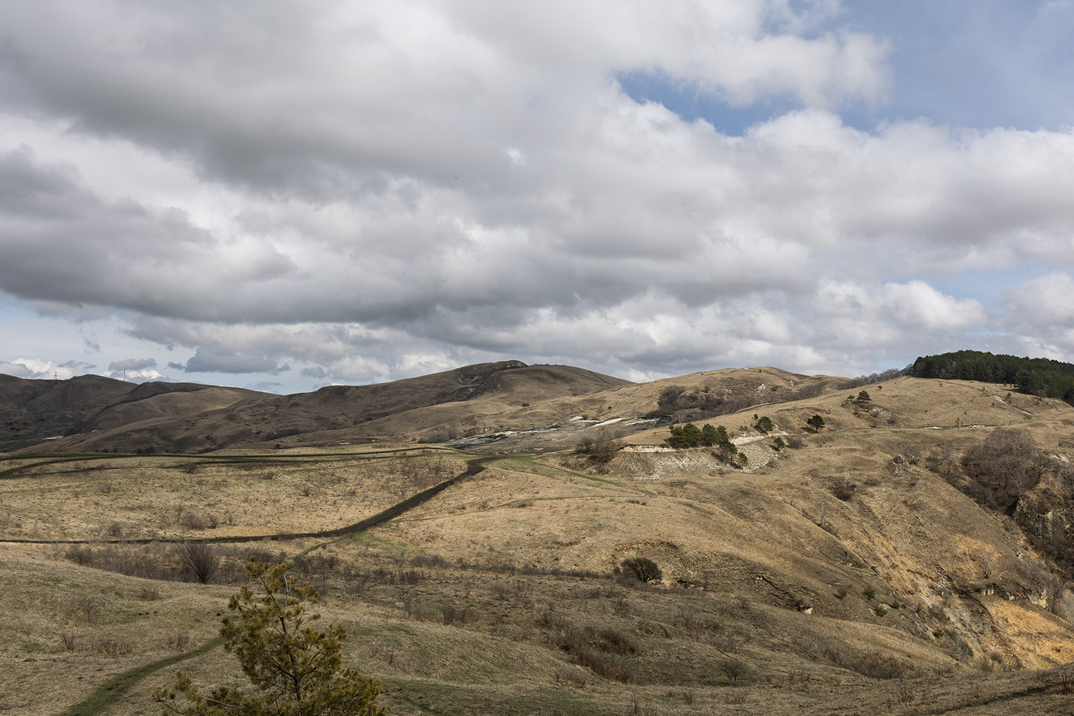Отроги Джинальского хребта, image of landscape/habitat.