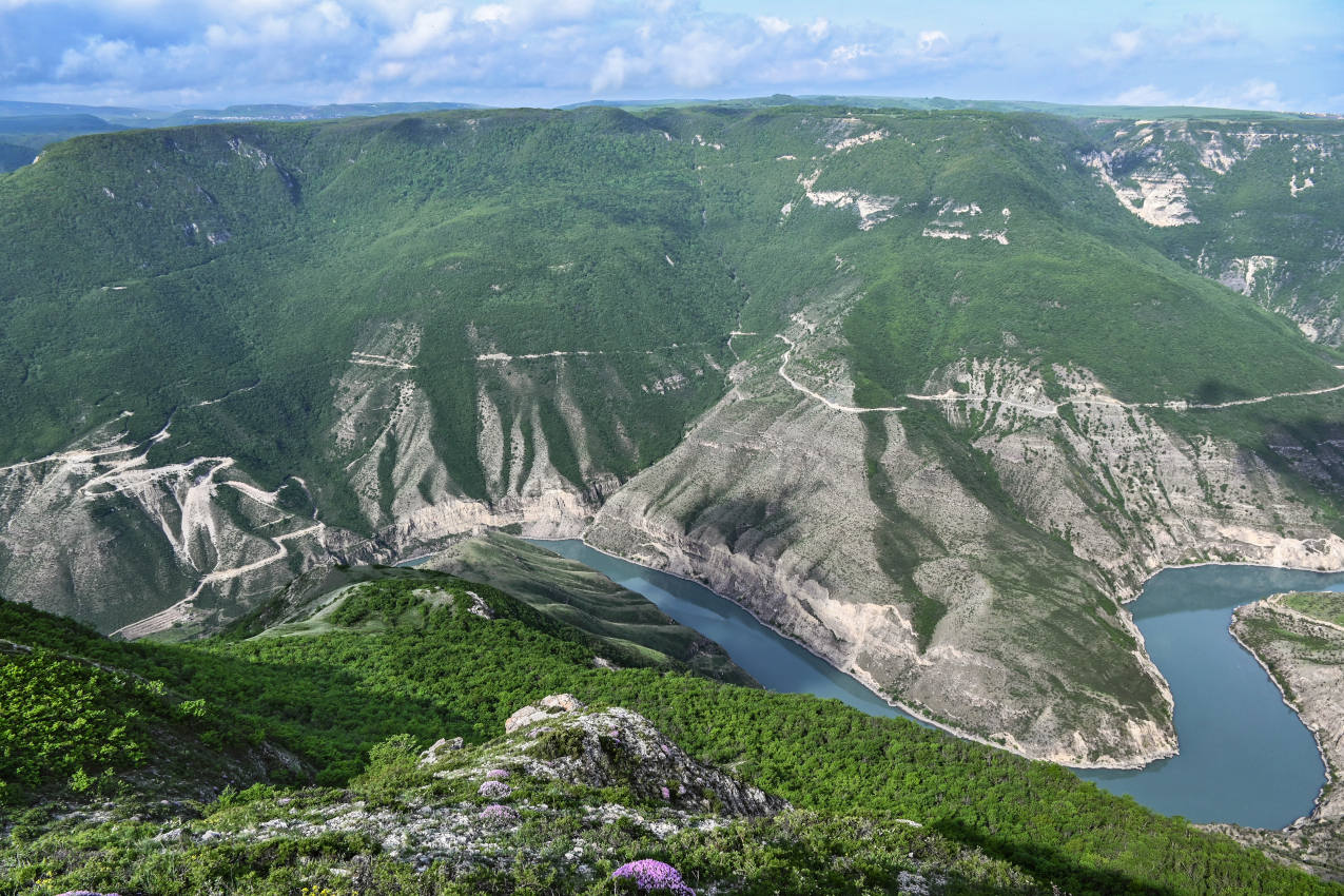 Сулакский каньон, image of landscape/habitat.