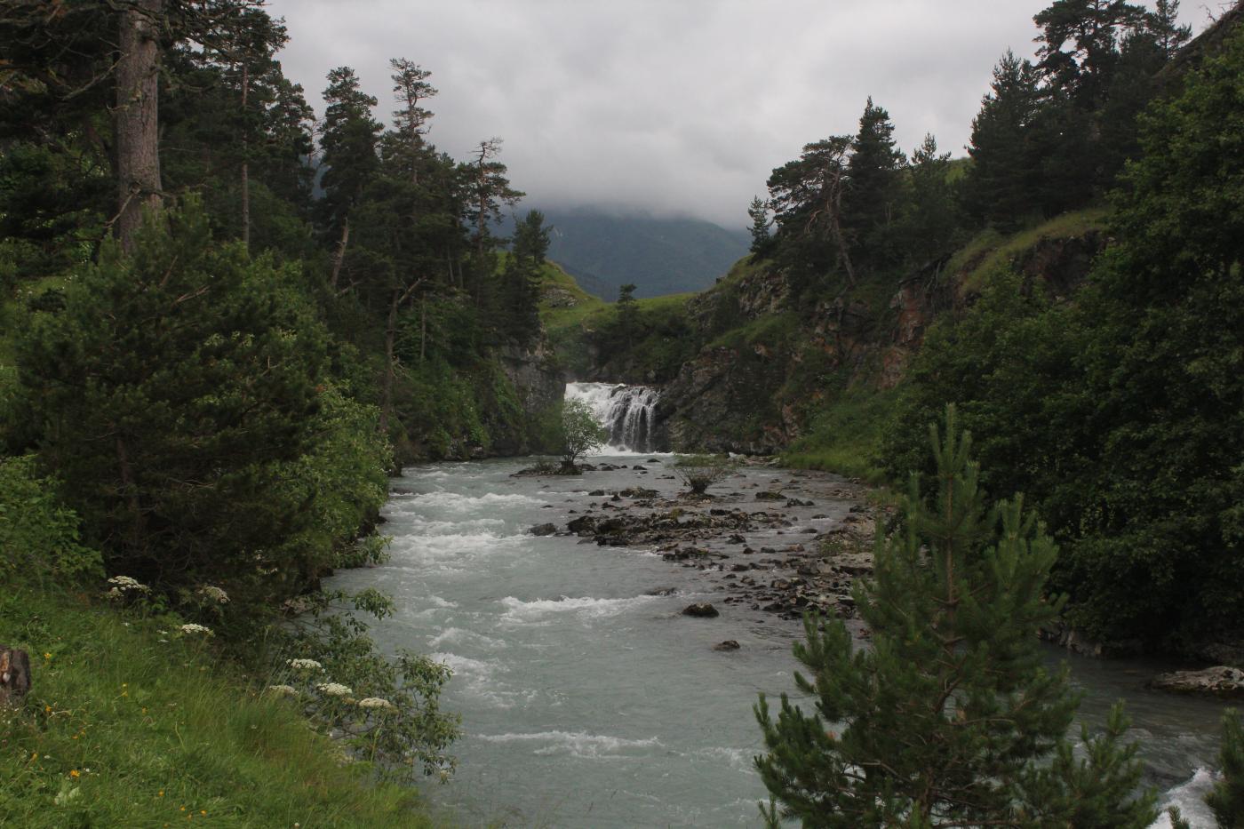 Долина реки Маруха, изображение ландшафта.