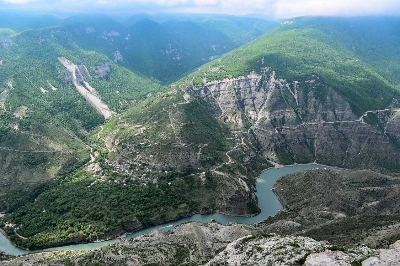 Сулакский каньон, image of landscape/habitat.