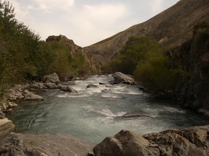 Река Ыргайты, изображение ландшафта.