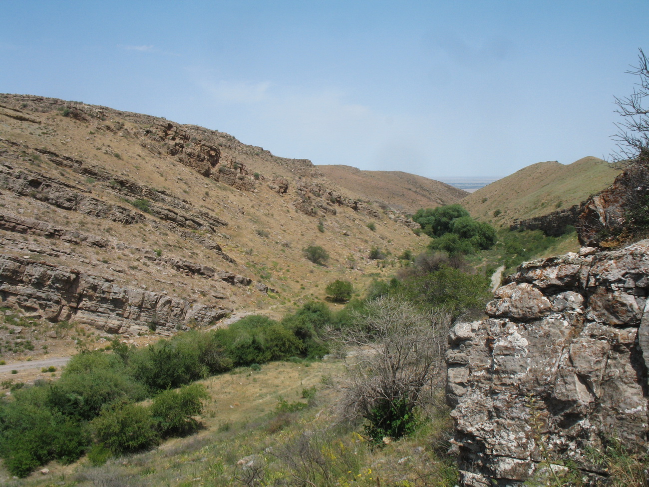 Ущелье Кара-Арча, изображение ландшафта.