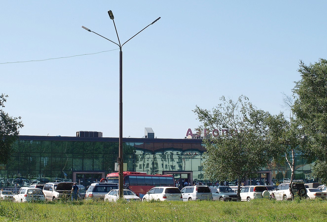 Владивостокский аэропорт, изображение ландшафта.
