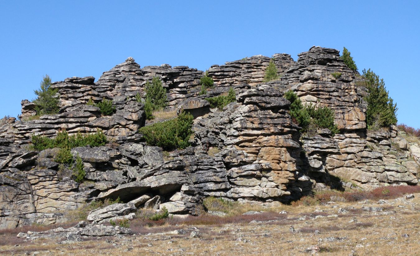Водораздел р. Аккем и р. Аргут, image of landscape/habitat.
