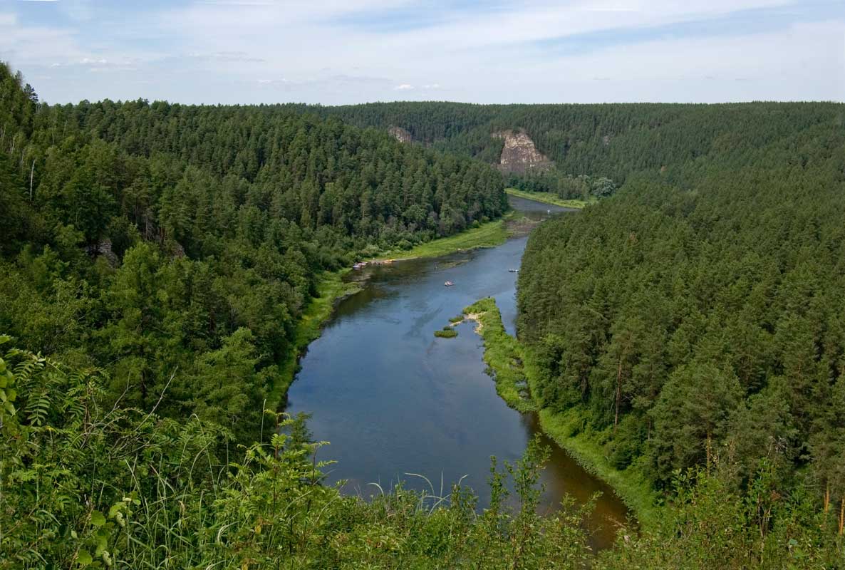 Окрестности поселка Межевой, изображение ландшафта.