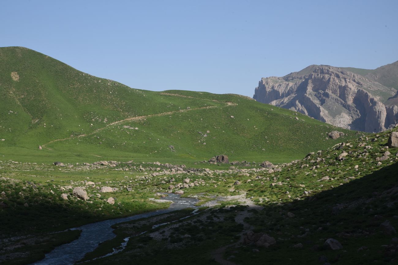 Базовый лагерь, изображение ландшафта.