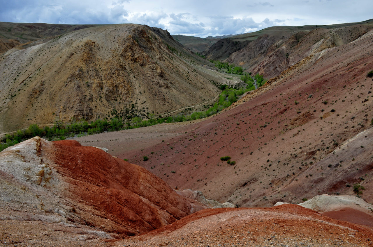 Долина реки Кызыл-Чин, image of landscape/habitat.