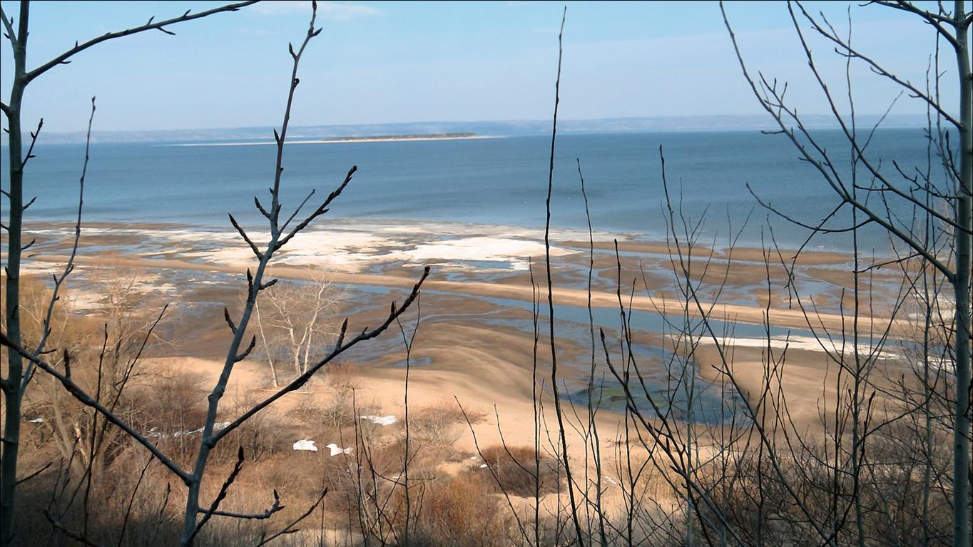 Куйбышевское водохранилище, image of landscape/habitat.