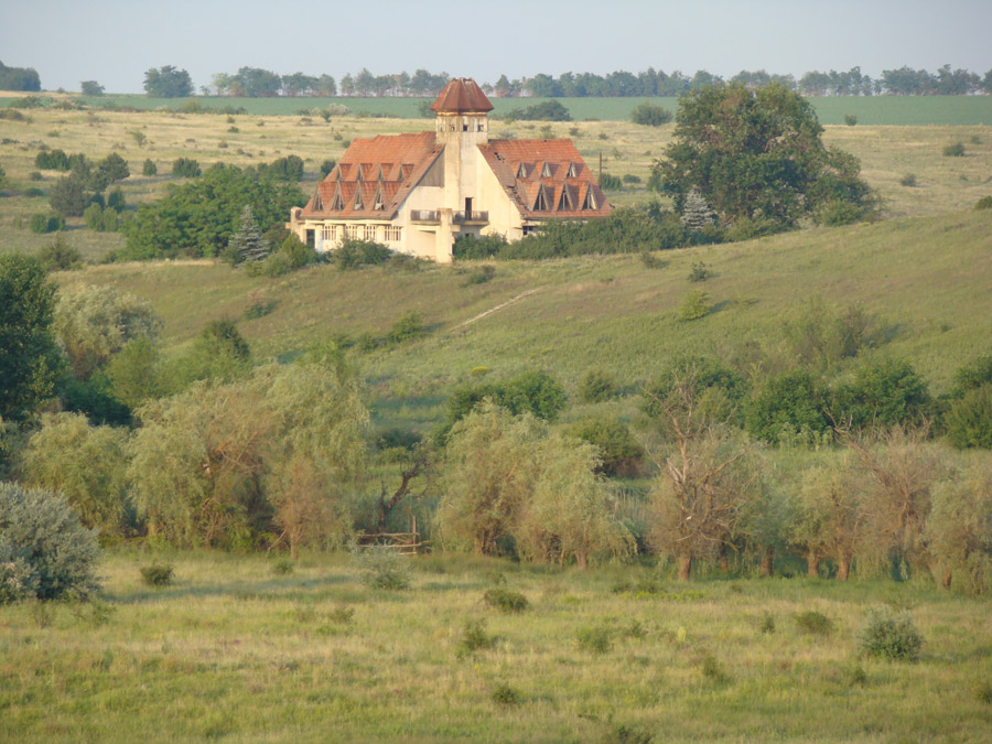 Заповедник "Еланецкая степь", изображение ландшафта.