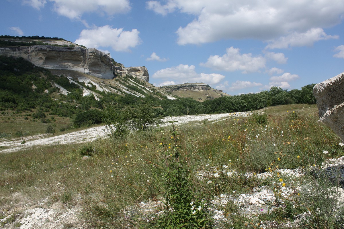 Крымский геологический полигон, изображение ландшафта.