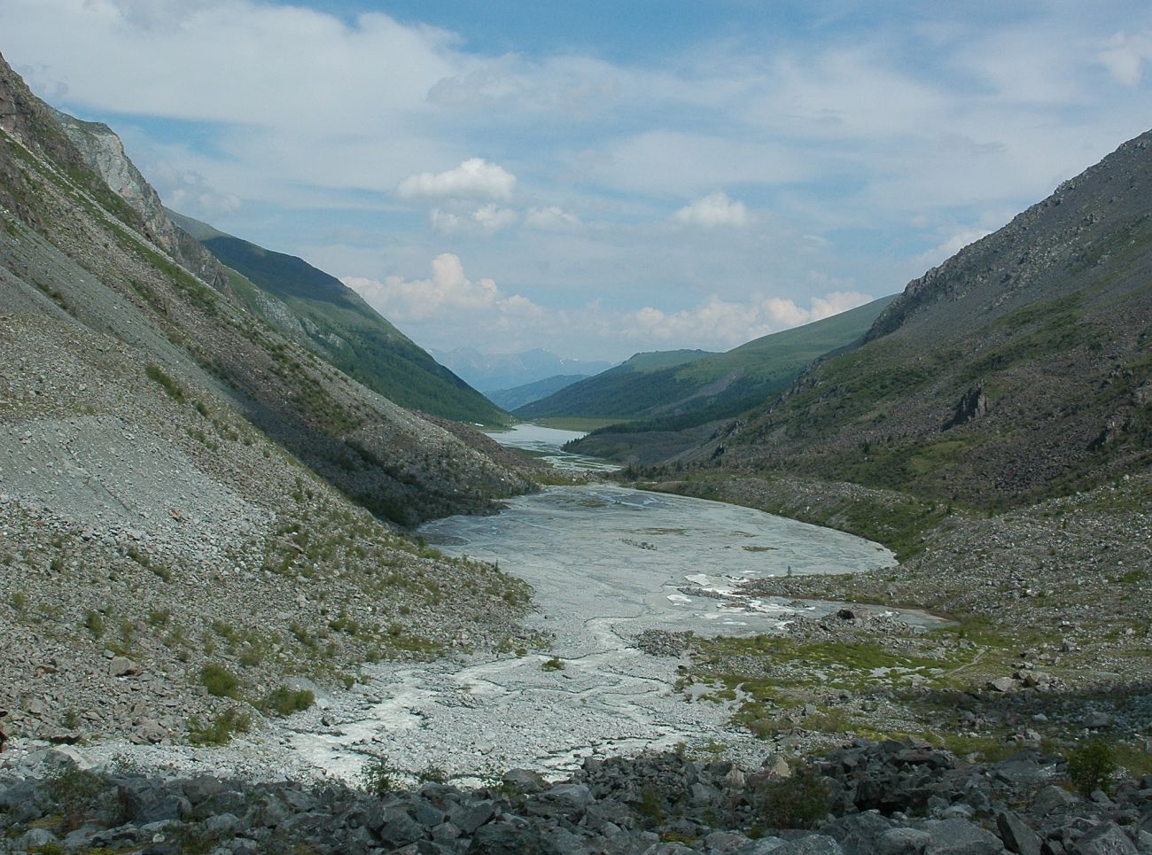 Долина реки Аккем, изображение ландшафта.
